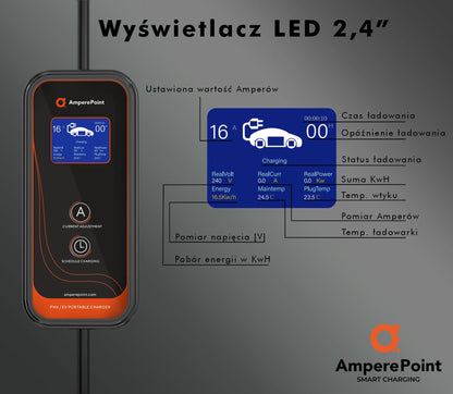 Portable Charger P11 -  16A, 11kW, Type 2